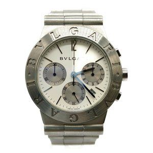 Bvlgari Bulgari Diagono Chronograph Automatic White Dial Men's Watch CH35S